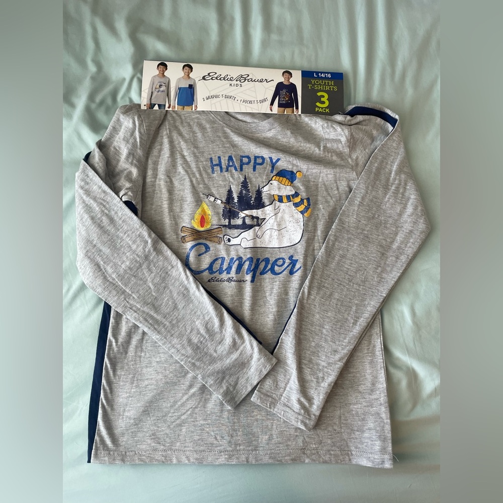 Eddie Bauer Youth T-shirt 3 pack L 14/16
